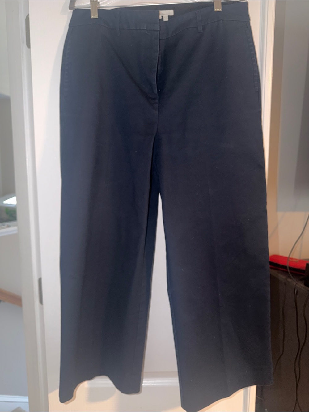BODEN women’s Navy straight leg chino pant sz 12